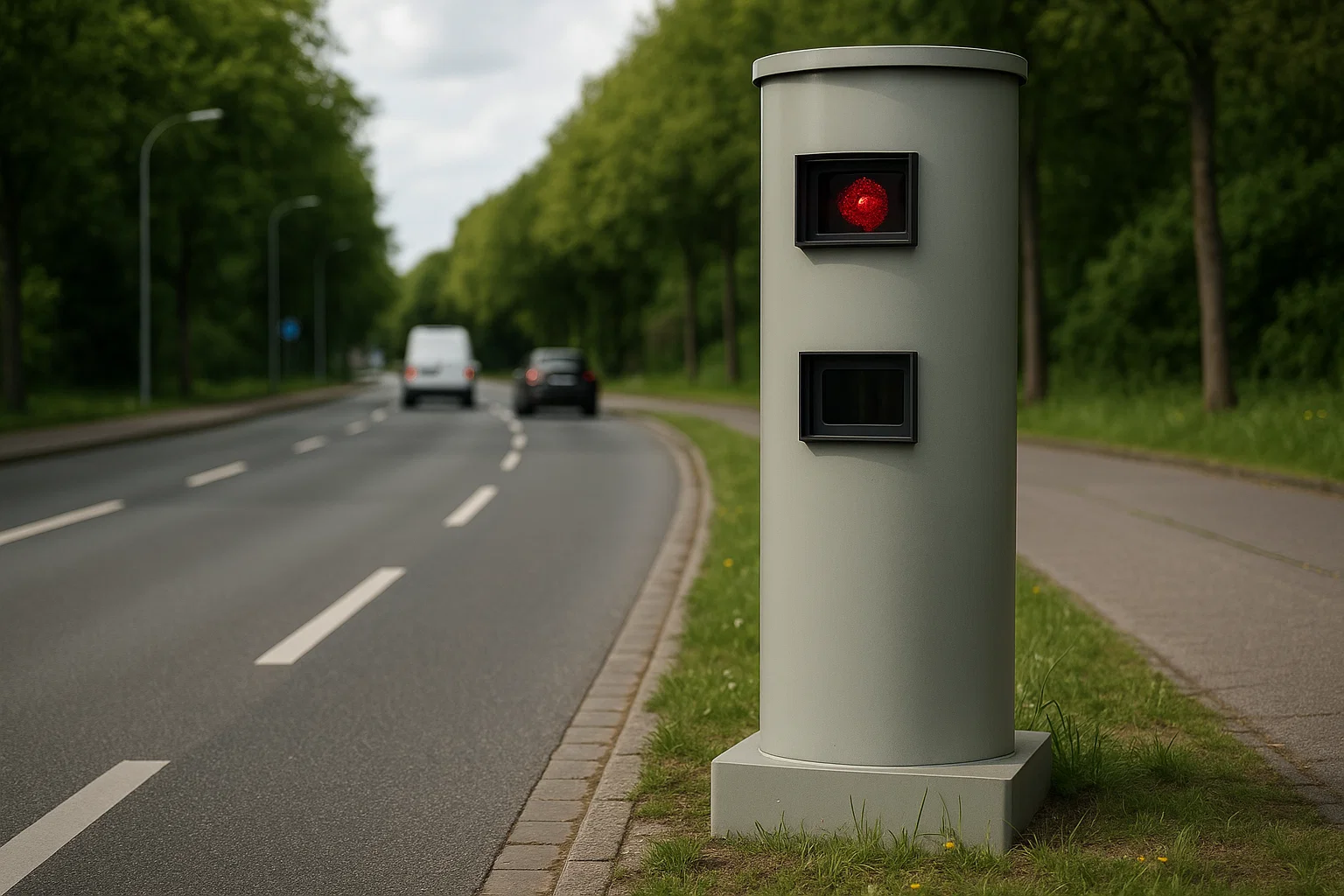 Speed camera in Lüneburg - What to do with penalty notice